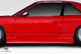 Fits 1989-1994 Nissan 240SX S13 Duraflex Sleek Side Skirts - 2 Piece  #114591