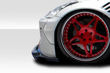 Fits 2003-2008 Nissan 350Z Z33 Duraflex RBS Front Fender Flare Add Ons - 2 Piece  #114883