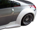For 03-08 Nissan 350Z Z33 Duraflex B-2 Wide Body Rear Fender Flares - 2 Piece #103350
