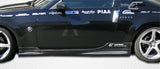 For 2003-2008 Nissan 350Z Z33 Carbon Fiber Side Skirts Rocker Panels -2 Piece #102794