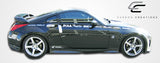 For 2003-2008 Nissan 350Z Z33 Carbon Fiber Side Skirts Rocker Panels -2 Piece #102794
