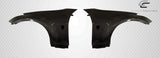 Carbon Fiber OEM Look Front Fenders - 2 Piece for Nissan 350Z Z33 2003-2008  #102858