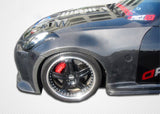 Carbon Fiber OEM Look Front Fenders - 2 Piece for Nissan 350Z Z33 2003-2008  #102858