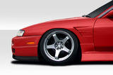 Duraflex D-1 Sport Front Fenders - 2 Piece for 1995-1996 Nissan 240SX S14  #104273