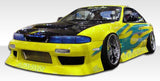 Fits 1995-1996 Nissan 240SX S14 Duraflex Type U Front Bumper Cover  #104626