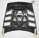 For 2009-2020 Nissan 370Z Z34 Carbon Fiber Circuit Hood - 1 Piece #105852