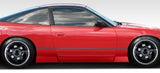 For 1989-1994 Nissan 240SX S13 Duraflex GT-1 Side Skirts Rocker Panels  #107820