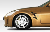 Duraflex W-1 Front Fenders - 2 Piece for 2003-2008 Nissan 350Z Z33  #108264
