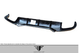 For 2006-2010 BMW M6 E63 E64 Convertible / 2DR Carbon Fiber AF-1 Rear Diffuser #108930