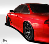 Fits 1995-1998 Nissan 240SX S14 Duraflex V-Speed Wide Body Side Skirt Rocker Panels #109514
