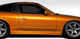 Fits 1989-1994 Nissan 240SX S13 Duraflex Supercool Side Skirt Rocker Panels  #109976