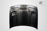 Carbon Fiber Hellcat Look Hood - 1 Piece for 2008-2023 Dodge Challenger #112475