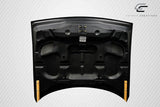 Carbon Fiber Hellcat Look Hood - 1 Piece for 2008-2023 Dodge Challenger #112475