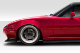 For 1990-1997 Mazda Miata  Duraflex Circuit Front Fender Flares - 2 Piece  #112794