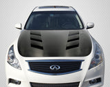 For 2007-13 Infiniti 4DR G25 G35 G37 Q40 DriTech Carbon Fiber AM-S Hood 1Pc  #112964