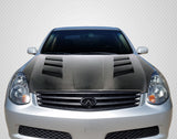 For 2003-2004 Infiniti G Sedan G35  Carbon Creations DriTech AM-S Hood - 1Pc  112969