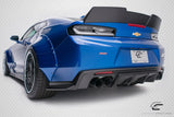 For 2016-2018 Chevrolet Camaro Carbon Fiber Grid Rear Diffuser - 1 Piece #113050