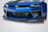 For 2016-2018 Chevrolet Camaro Carbon Creations DriTech Grid Front Splitters 2PC #113176