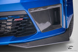 For 2016-2018 Chevrolet Camaro Carbon Creations DriTech Grid Front Splitters 2PC #113176