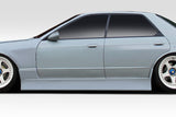Fits 1989-1994 Nissan Skyline R32 4DR Duraflex V-Speed Side Skirts - 2 Piece  #113565