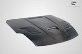 Fits 2003-2006 Nissan 350Z Z33 Carbon Fiber Vader Hood - 1 Piece  #113641
