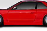 Fits 1989-1994 Nissan 240SX S13 2DR Duraflex RBS V1 Side Skirts - 2 Piece  #113865