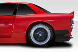 Fits 1989-1994 Nissan 240SX S13 2DR Duraflex RBS V1 30mm Rear Fenders - 2 Piece #113868