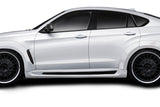 For 2015-2019 BMW X6 F16 / X6M F86 AF-1 Side Skirts ( PU-RIM ) - 2 Piece  #114154