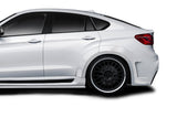 For 2015-2019 BMW X6 F16 / X6M F86 AF-1 Rear Fender Flares ( PU-RIM ) - 6 Piece#114458