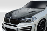 For 2015-2019 BMW X6 F16 / X6M F86  AF-1 Carbon Fiber Hood ( CFP ) - 1 Piece  #114162