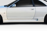 For 1995-1998 Nissan Skyline R33 2DR Duraflex N1R400 Side Skirt Rocker Panels #114829