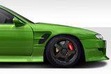 Fits 1997-1998 Nissan 240SX S14 Duraflex Supercool Wide Body Front Fenders  #114854