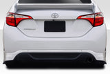 Duraflex Zeta Rear Lip - 2 Piece for 2014-2016 Toyota Corolla   #115049