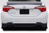Duraflex Zeta Rear Lip - 2 Piece for 2014-2016 Toyota Corolla   #115049