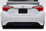 Duraflex Zeta Rear Diffuser - 1 Piece for 2014-2016 Corolla Toyota  #115074
