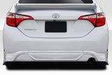 Duraflex Zeta Rear Diffuser - 1 Piece for 2014-2016 Corolla Toyota  #115074