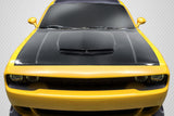 Carbon Fiber TA Look Hood - 1 Piece for 2008-2023 Dodge Challenger  #115127
