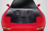 For 1993-1997 Mazda RX-7 Carbon Fiber Creations Scooter Hood - 1 Piece  #115129