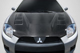 Fits 2006-2012 Mitsubishi Eclipse Carbon Fiber Creations Magneto Hood  #115130