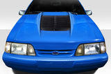 Duraflex GT500 V2 Hood - 1 Piece for 1987-1993 Ford Mustang   #115187