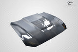 Carbon Fiber GT500 V2 Hood - 1 Piece for 2018-2023 Ford Mustang #115202