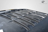 Carbon Fiber GT500 V2 Hood - 1 Piece for 2018-2023 Ford Mustang #115202