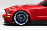 Duraflex GT350 V2 Look Front Fenders - 2 Piece for 2005-2009 Ford Mustang  #115269