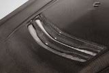 Fits 2013-2019 Cadillac ATS  Carbon Fiber  V Look Hood - 1 Piece #115376
