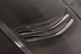 Fits 2013-2019 Cadillac ATS  Carbon Fiber  V Look Hood - 1 Piece #115376