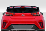 Fits 2019-2020 Hyundai Veloster Carbon Fiber N Look Rear Wing Spoiler - 1 Piece  #115408