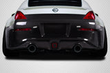 Carbon Fiber N4 Rear Bumper Cover - 1 Piece for 2003-2008 Nissan 350Z Z33  #115459