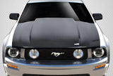 Carbon Fiber 2.5 Inch Cowl Hood for 2005-2009 Ford Mustang  #115533