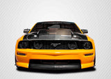 Carbon Fiber 2.5 Inch Cowl Hood for 2005-2009 Ford Mustang  #115533
