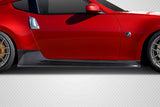 Carbon Fiber Side Skirts Rocker Panels Z1 Extreme for 2009-2010 Nissan 370Z Z34  #115559
